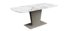 Castello White 1.6m - 2m Ceramic Extending Dining Table